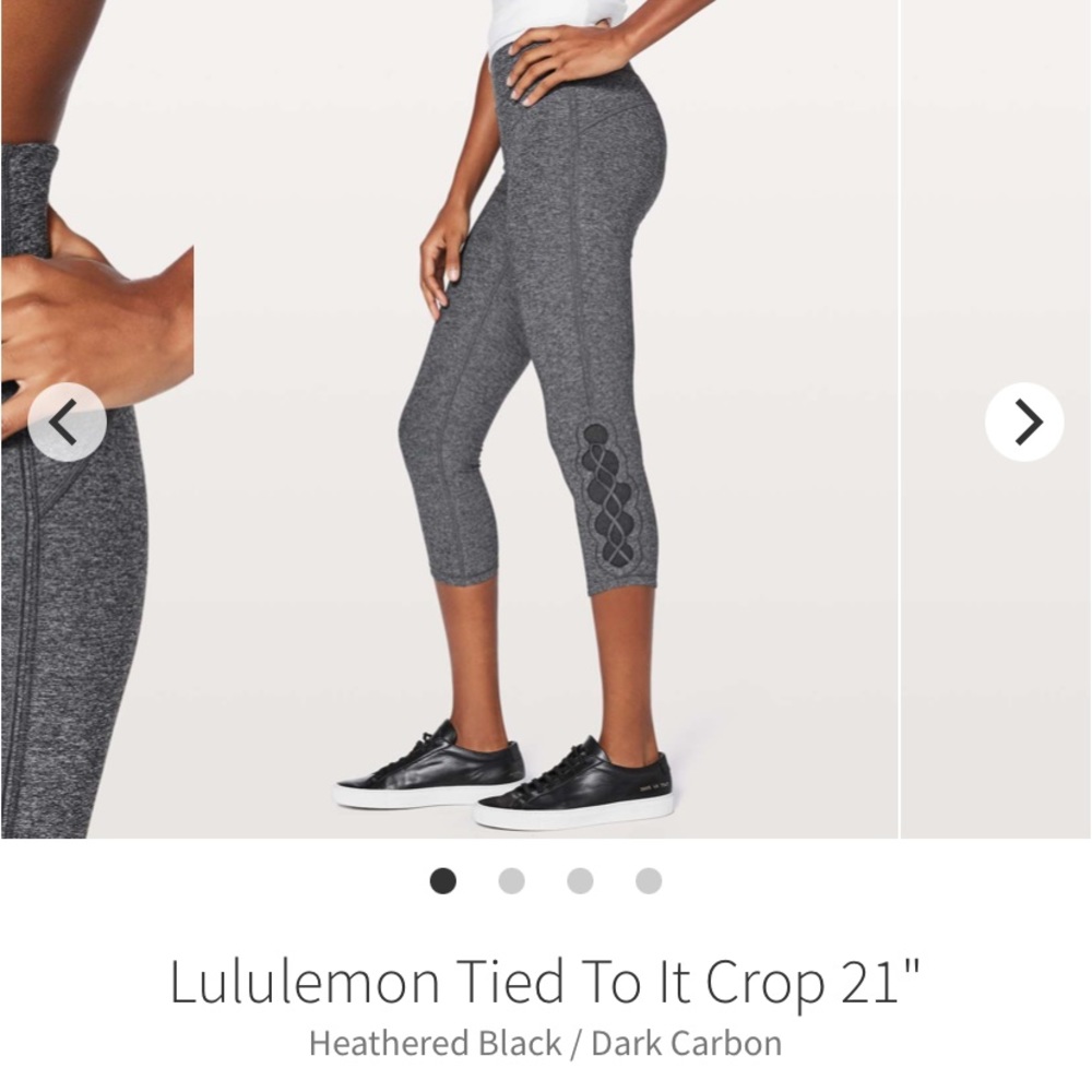 Lululemon Tied To It Crop legging